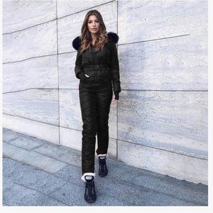 slim fit ski suit snow suit onesie